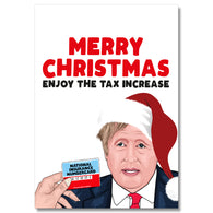 Boris Tax Increase Christmas Card